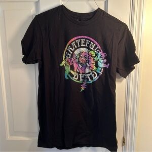 Grateful Dead Black Black Graphic Tee